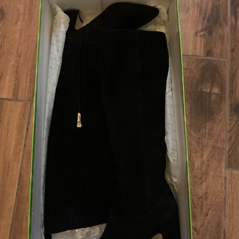 Sam Edelman black suede boots
